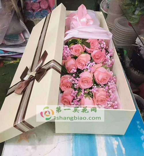 11朵粉玫禮盒